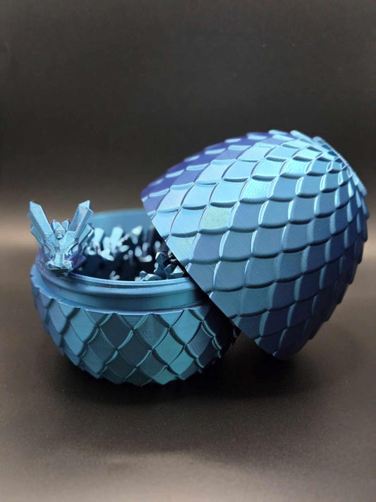 Crystal Like Spiked Dragon\Scaly Egg Combo (Large)